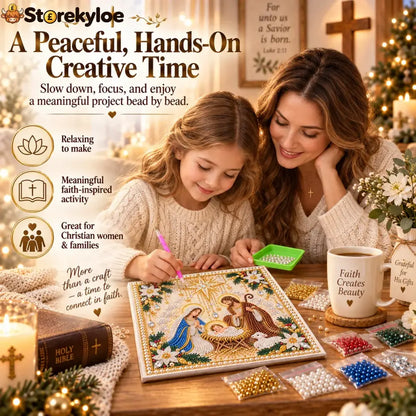 🙏✝️diy Christian Pearl Artwork Kit✈️ Buy 2+ Get Free Shipping