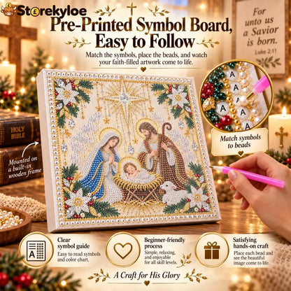 🙏✝️diy Christian Pearl Artwork Kit✈️ Buy 2+ Get Free Shipping