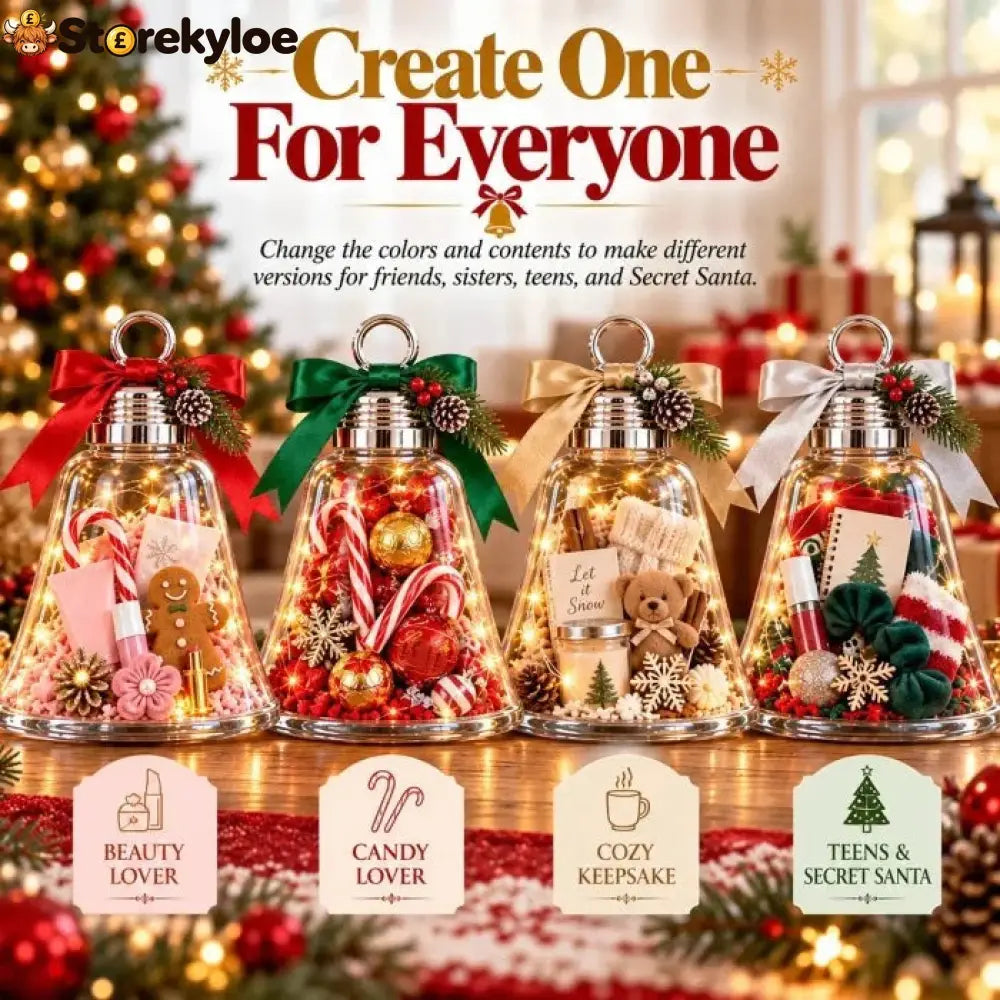 🎄🎁DIY Christmas Bell Gift Box