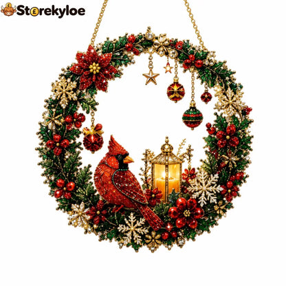 DIY Christmas Diamond Art Kits for - Christmas Red Bird - Houseware & Kitchen