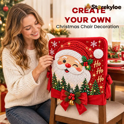 DIY Christmas Diamond Painting Chair Covers - Houseware & Kitchen