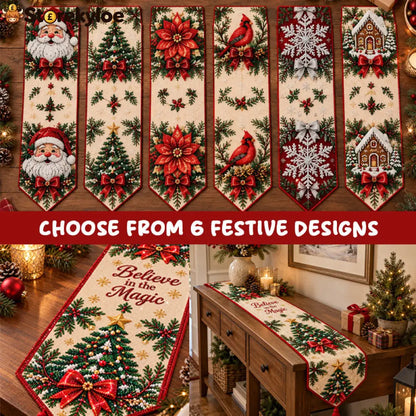 ✨ DIY Christmas Diamond Painting Table Runner Kit - Houseware & Kitchen