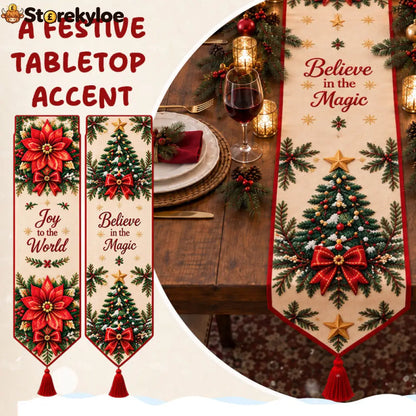 ✨ DIY Christmas Diamond Painting Table Runner Kit - Houseware & Kitchen
