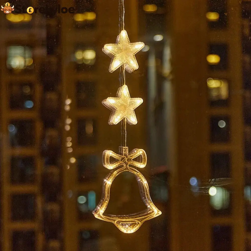 ⏳LAST DAY SALE ONLY ￡7.99!!🎄❄️ DIY Christmas Snowflake Suction Cup LED Lights ✨ | Battery Operated Warm & Multi-Colour