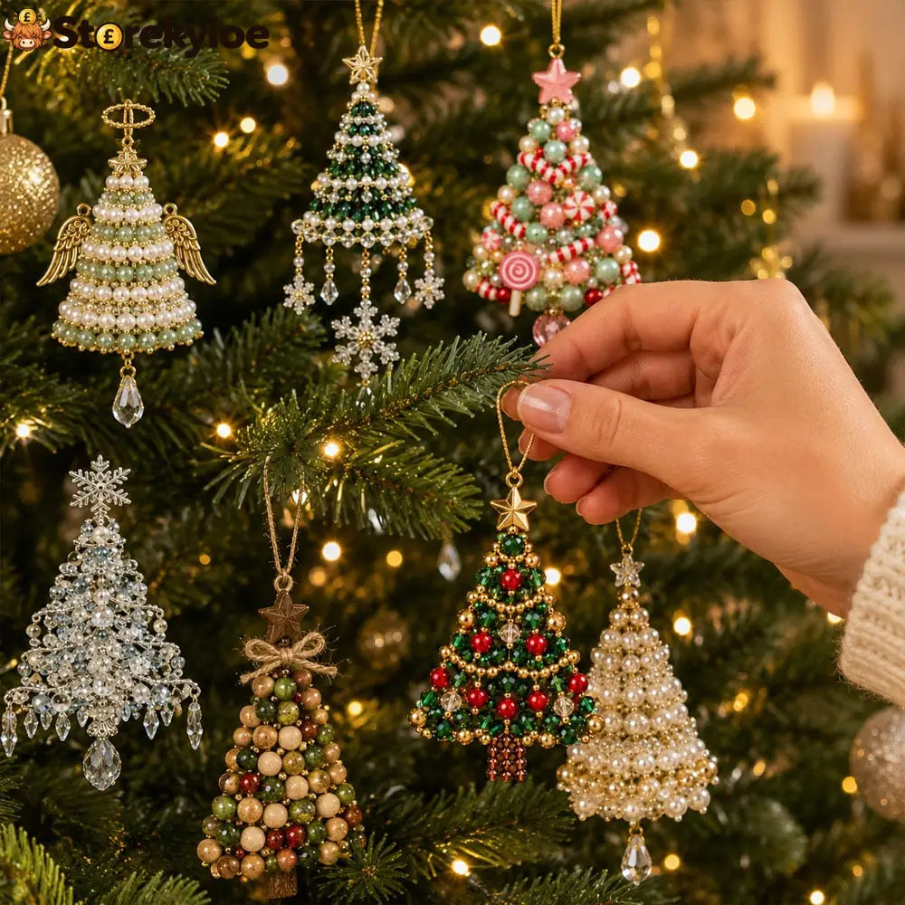 🎄 DIY Christmas Tree Beaded Ornament Kit