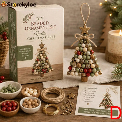 🎄 DIY Christmas Tree Beaded Ornament Kit - D