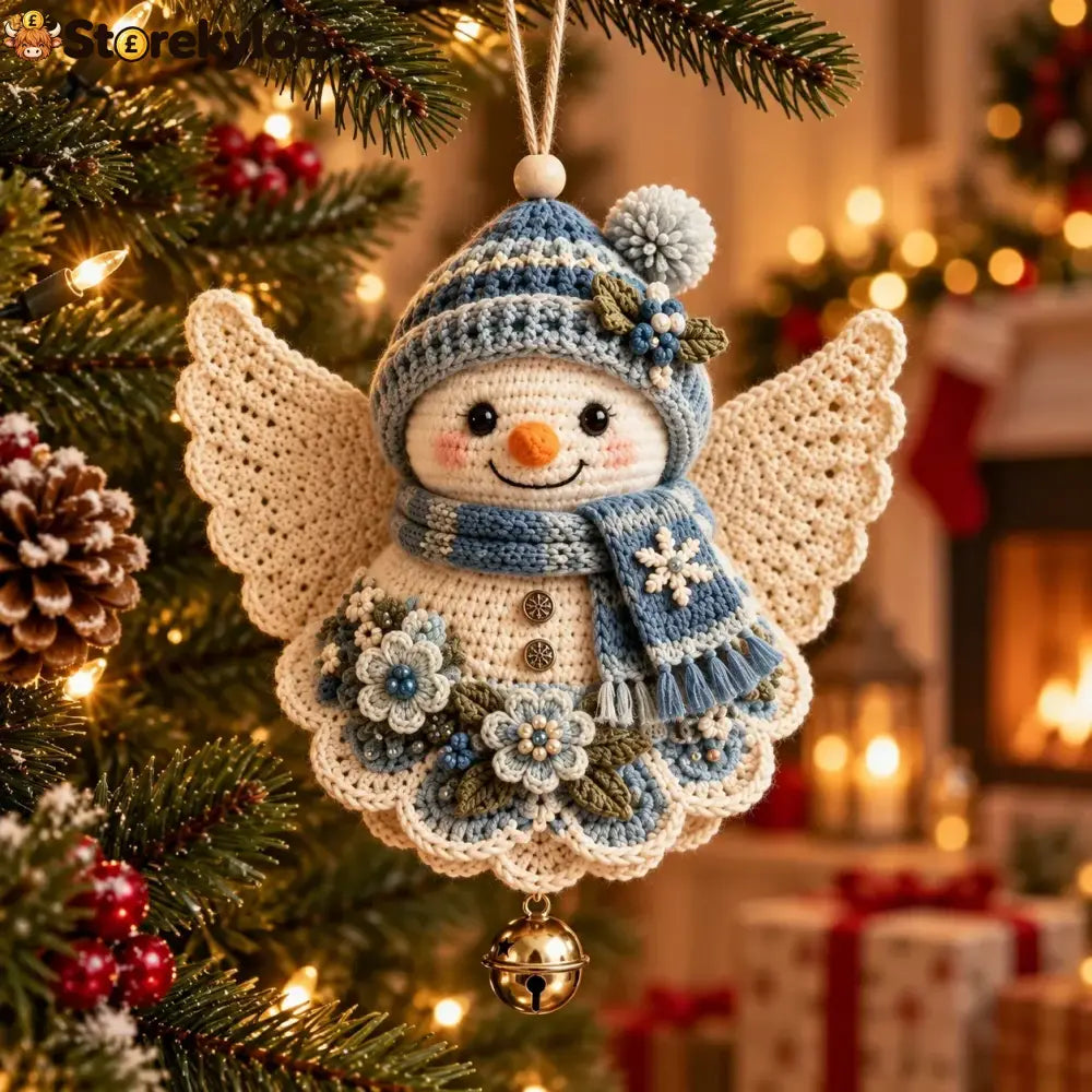 🎄 Diy Crochet Christmas Angel Ornament Kit – Make Hang & Treasure✨ - ⛄ Snowman