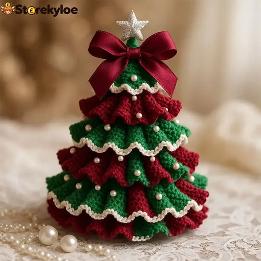 🎄 DIY Crochet Christmas Tree Kit – Create Your Own Holiday Magic