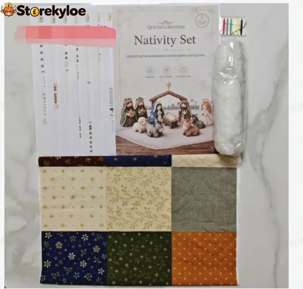 ✨ Diy Patchwork Nativity Scene Sewing Kit