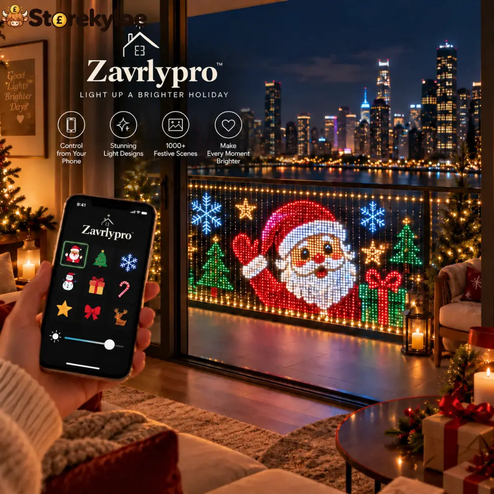 🎅DIY Programmable Curtain Lights | Create Anything. Light Up Everything. ✨ - 9×6.5 FT | 400LEDs / EU