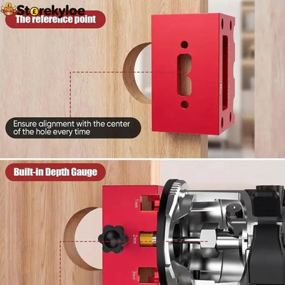 🔧Door Latch Mortising Tool Kit for Wood Doors