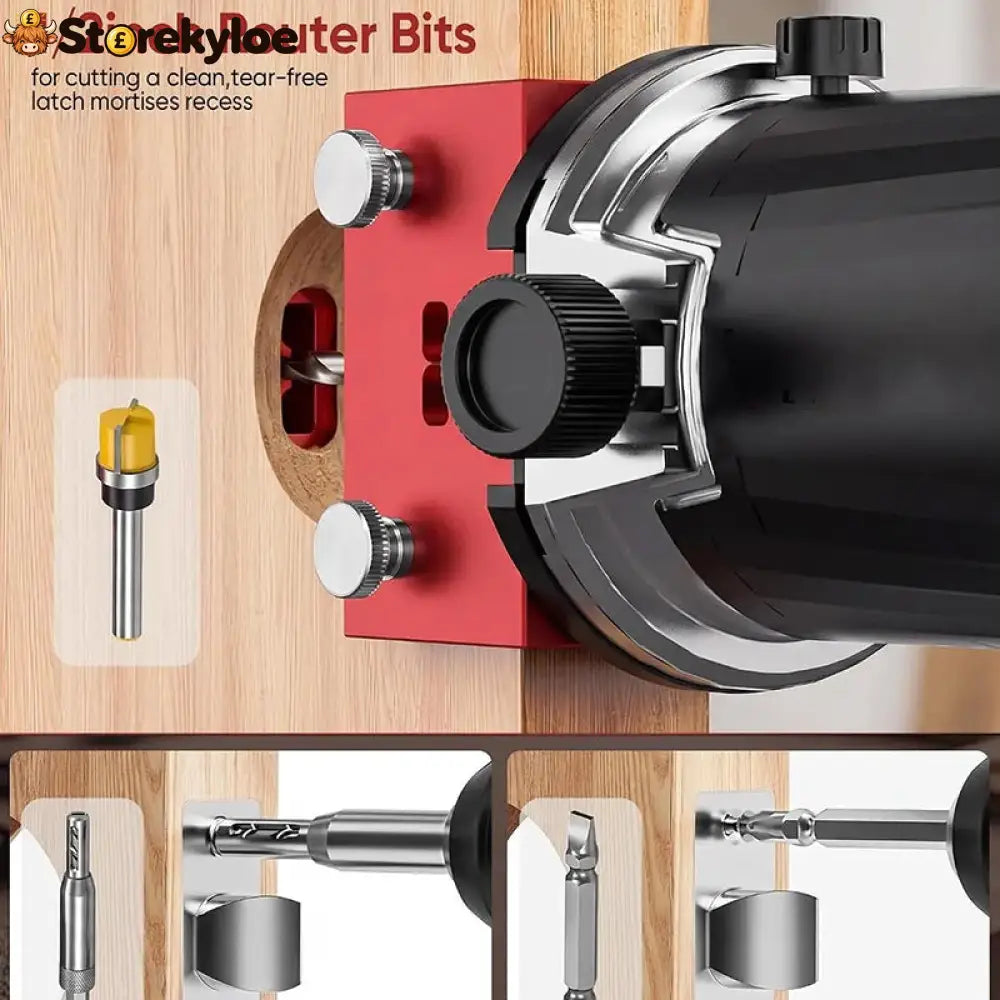 🔧Door Latch Mortising Tool Kit for Wood Doors