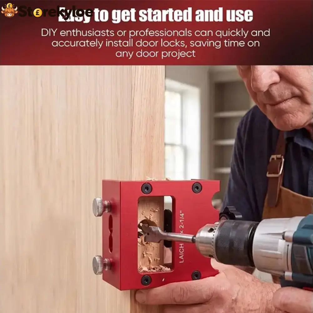 🔧Door Latch Mortising Tool Kit for Wood Doors