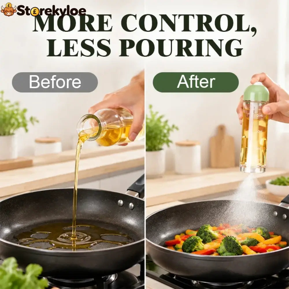 🍳💧 Downward-Spray Cooking Oil Sprayer