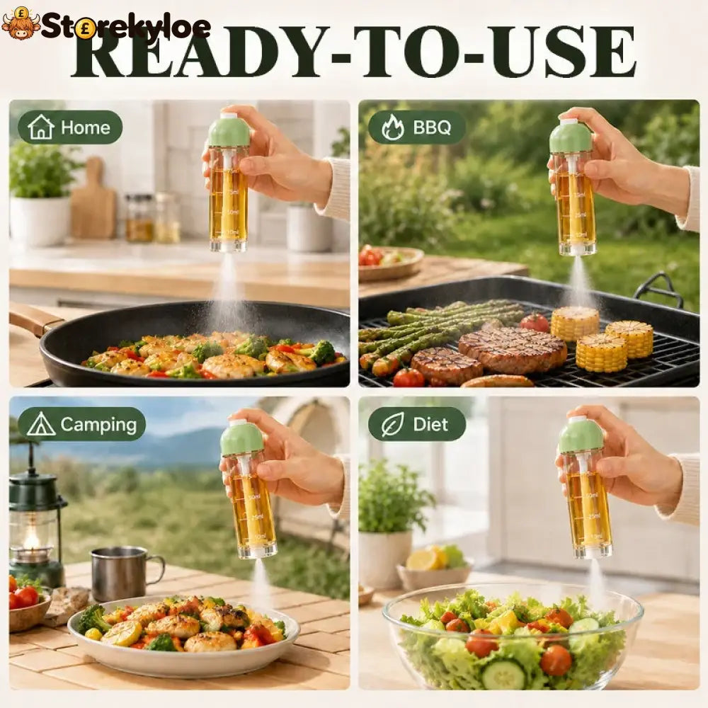 🍳💧 Downward-Spray Cooking Oil Sprayer