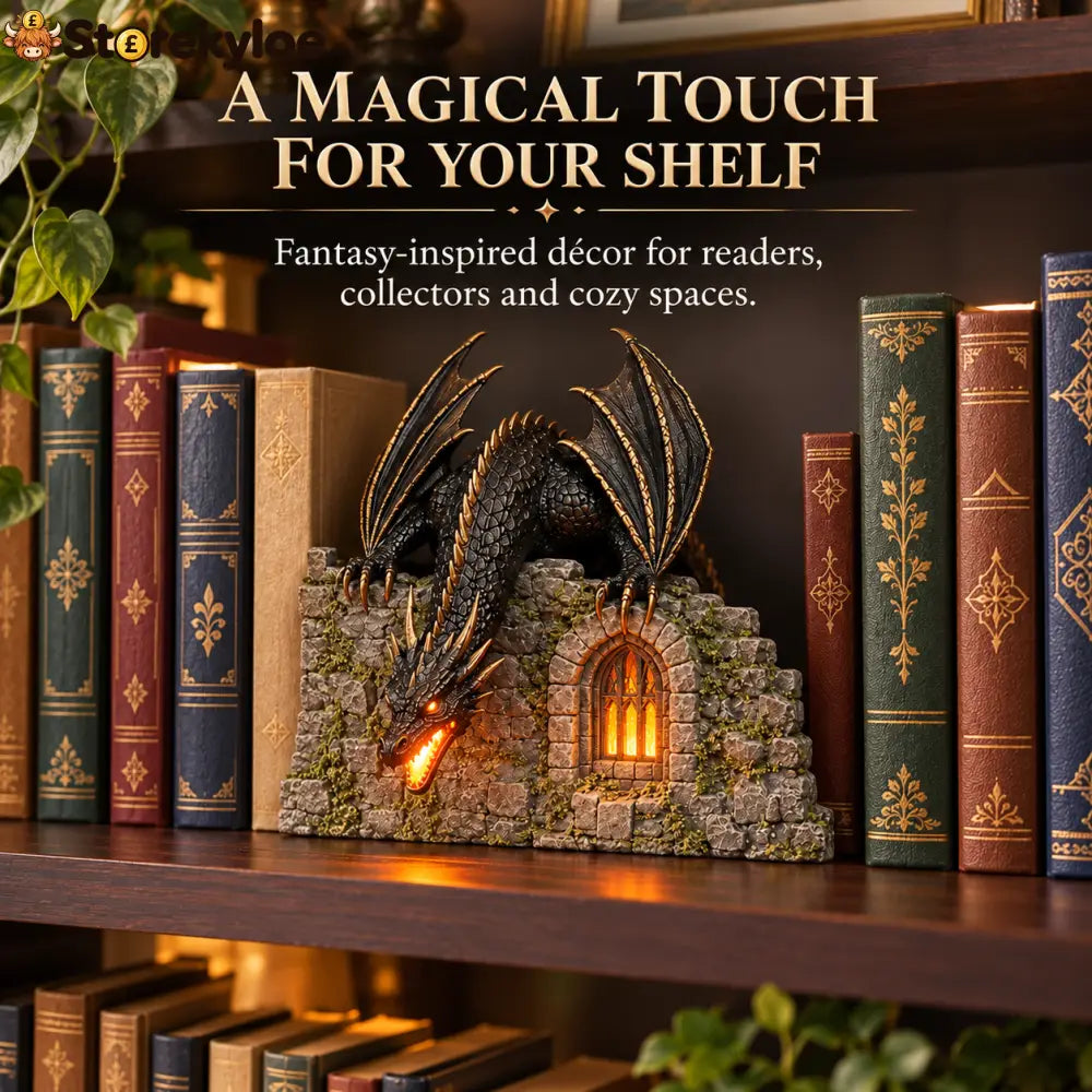 🐉 Drachen-Luftbefeuchter mit Flammeneffekt – Fantasy-Zauber für Ihre Leseecke