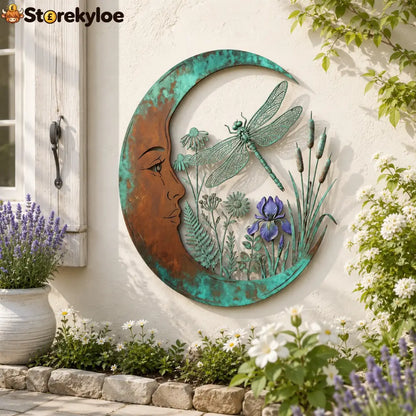Dragonfly Moon Wall Decor