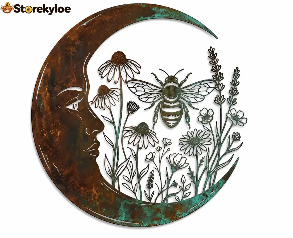 Dragonfly Moon Wall Decor