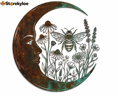 Dragonfly Moon Wall Decor