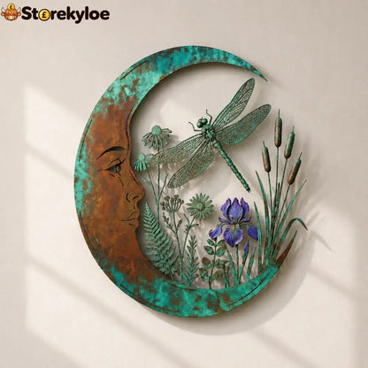Dragonfly Moon Wall Decor