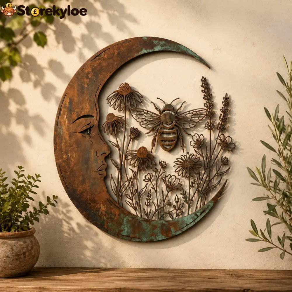 Dragonfly Moon Wall Decor