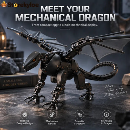 🥚🐉 DragonMorph – Egg to Dragon Transforming Mechanical Toy