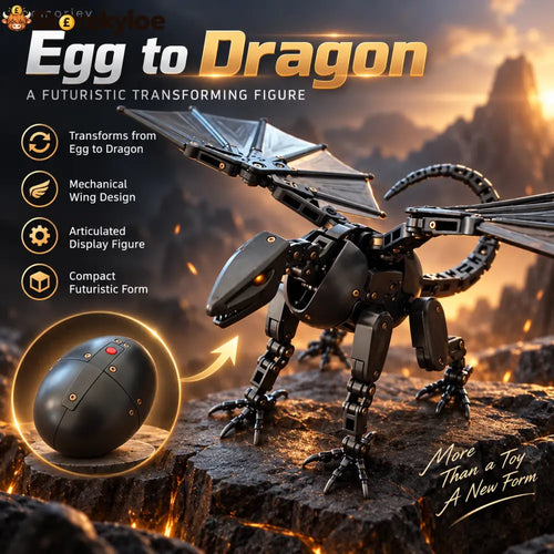 🥚🐉 DragonMorph – Egg to Dragon Transforming Mechanical Toy