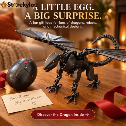 🥚🐉 DragonMorph – Egg to Dragon Transforming Mechanical Toy