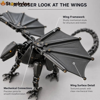 🥚🐉 DragonMorph – Egg to Dragon Transforming Mechanical Toy