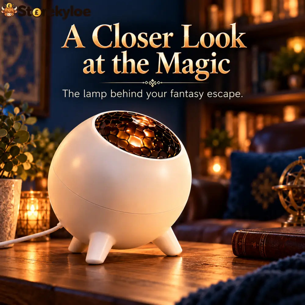 🐉 Dragon’s Keep Fantasy Ceiling Projector | Magical Dragon & Castle Light