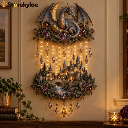 Dragon’s Watch – Moon & Castle Cascading Wall Light - Dragon’s Watch