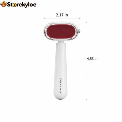 Dual‑Sided Foot Callus Remover, Replaceable Stainless Steel Blade Foot Scraper 🦶
