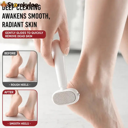 Dual‑Sided Foot Callus Remover, Replaceable Stainless Steel Blade Foot Scraper 🦶