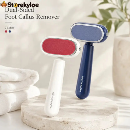 Dual‑Sided Foot Callus Remover, Replaceable Stainless Steel Blade Foot Scraper 🦶