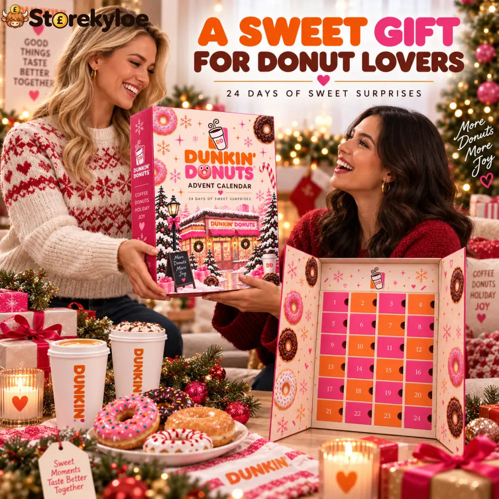 Dunkin’ Donuts Advent Calendar – 24 Days of Sweet Christmas Surprises: Make the countdown to Christmas a little