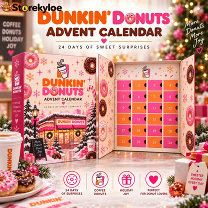 Dunkin’ Donuts Advent Calendar – 24 Days of Sweet Christmas Surprises: Make the countdown to Christmas a little