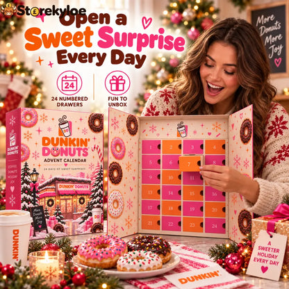 Dunkin’ Donuts Advent Calendar – 24 Days of Sweet Christmas Surprises: Make the countdown to Christmas a little