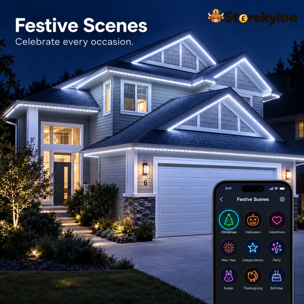 🎅Early Christmas 49% OFF - Smart Rainbow LED Permanent Outdoor Light - Smartlight 🎁