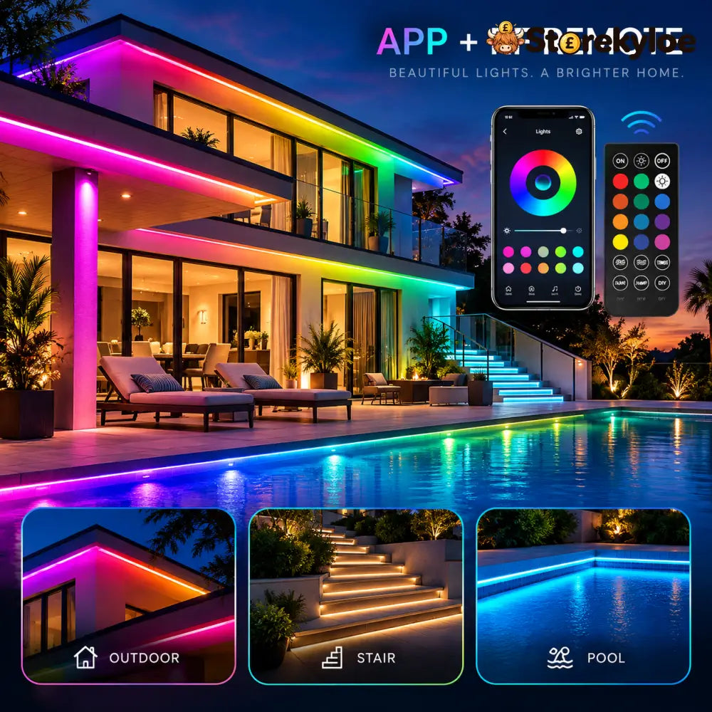🎅Early Christmas 49% OFF - Smart Rainbow LED Permanent Outdoor Light - Smartlight 🎁
