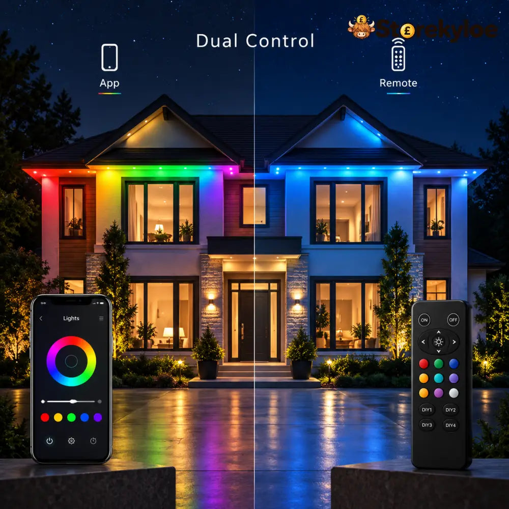 🎅Early Christmas 49% OFF - Smart Rainbow LED Permanent Outdoor Light - Smartlight 🎁 - ✨65.62ft (20m)✨