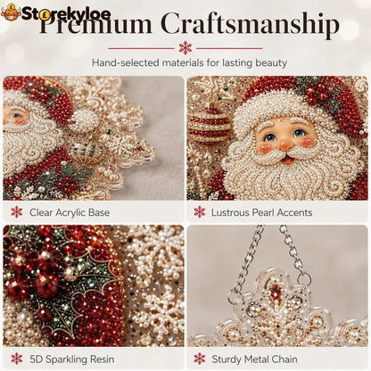 🎅early Christmas Gift 50% Off🎄christmas Diamond Art Hanging Kit