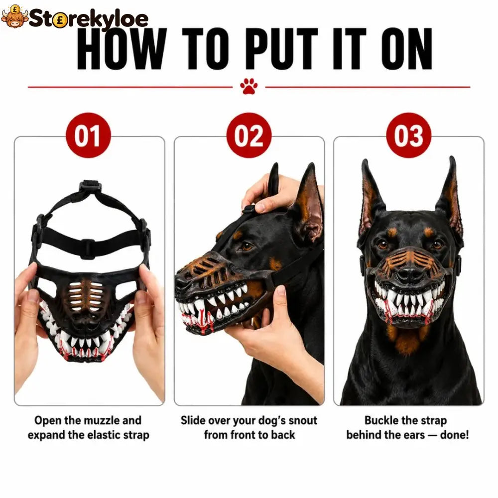 🎃 EARLY HALLOWEEN 49% OFF🔥🐶Hell Hound Monster Muzzle