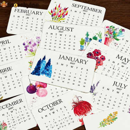 ✨Early Holiday Sale 45% OFF🌱Eco-Friendly Plantable “Timeless” Seed Calendar 2027 - Plantable Seed Calendars