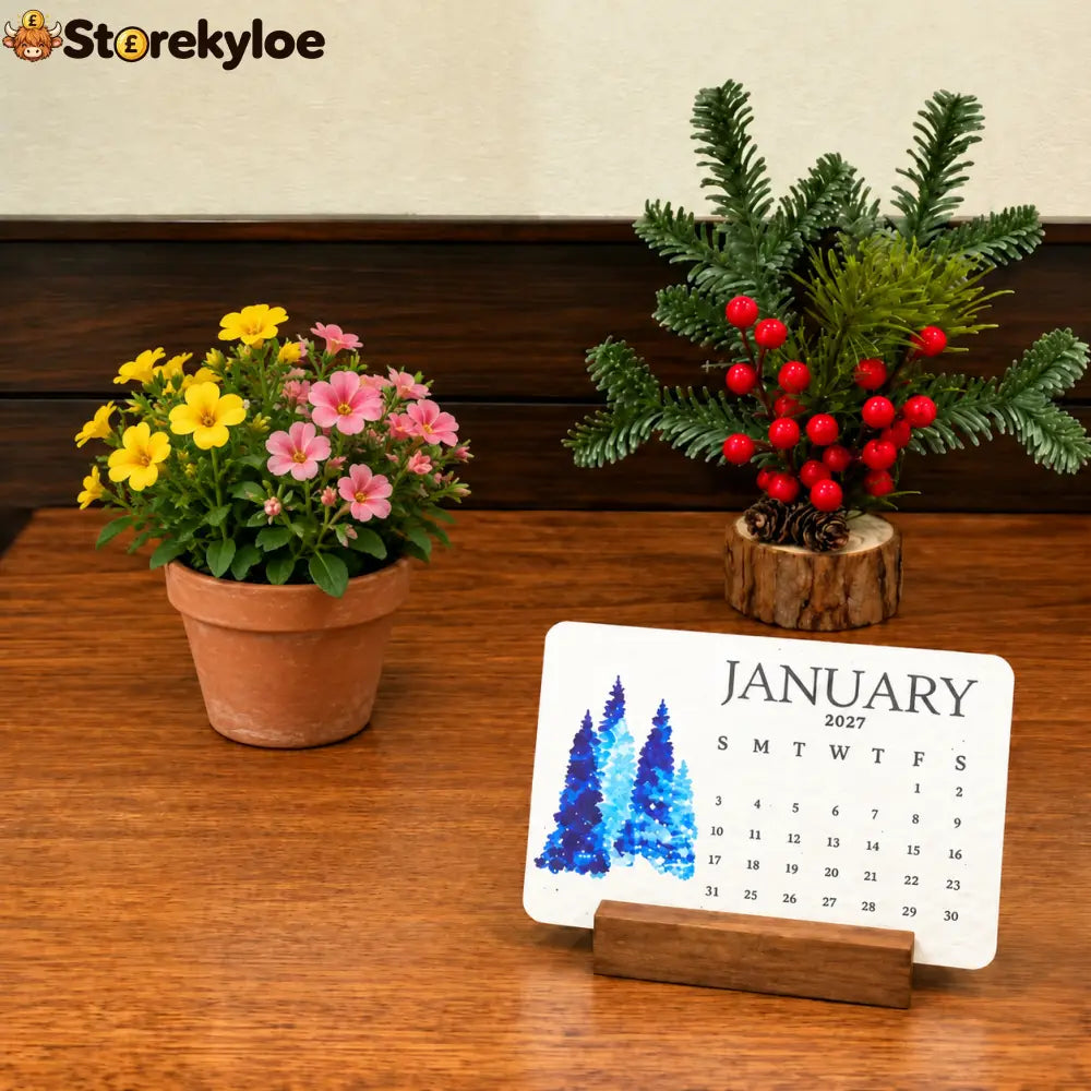 ✨Early Holiday Sale 45% OFF🌱Eco-Friendly Plantable “Timeless” Seed Calendar 2027 - Plantable Seed Calendars