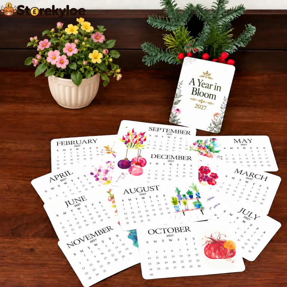 ✨Early Holiday Sale 45% OFF🌱Eco-Friendly Plantable “Timeless” Seed Calendar 2027 - Plantable Seed Calendars