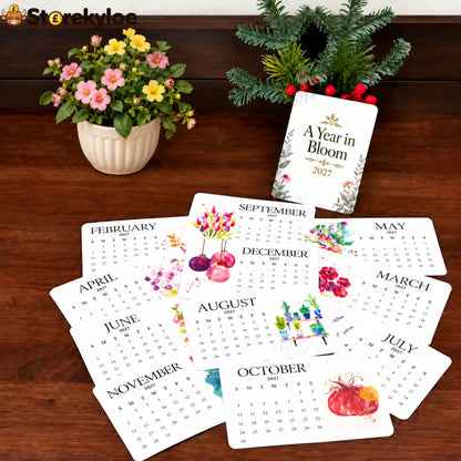 ✨Early Holiday Sale 45% OFF🌱Eco-Friendly Plantable “Timeless” Seed Calendar 2027 - Plantable Seed Calendars