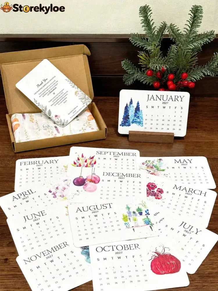 ✨Early Holiday Sale 49% OFF🌱Eco-Friendly Plantable “Timeless” Seed Calendar 2027