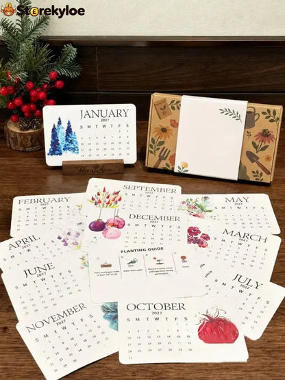 ✨Early Holiday Sale 49% OFF🌱Eco-Friendly Plantable “Timeless” Seed Calendar 2027