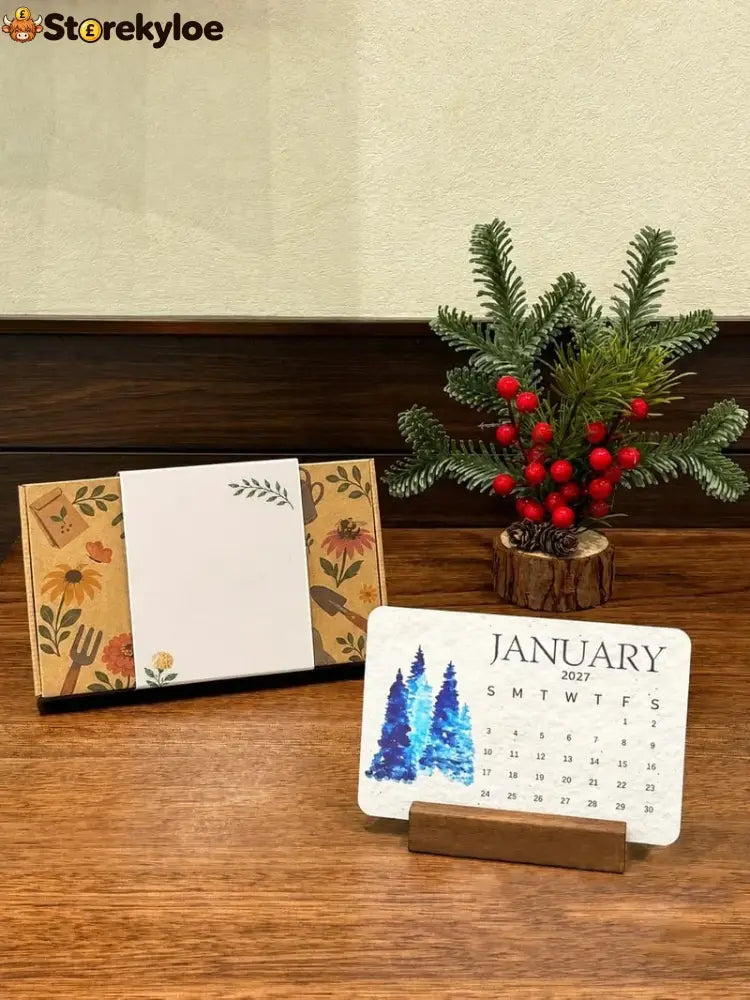 ✨Early Holiday Sale 49% OFF🌱Eco-Friendly Plantable “Timeless” Seed Calendar 2027