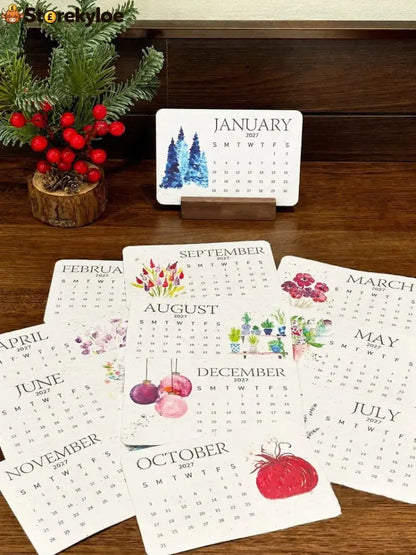 ✨Early Holiday Sale 49% OFF🌱Eco-Friendly Plantable “Timeless” Seed Calendar 2027